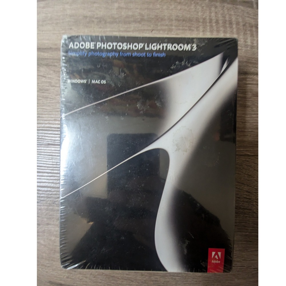 Adobe Photoshop Lightroom 3 Software Windows/Mac OS New Sealed
